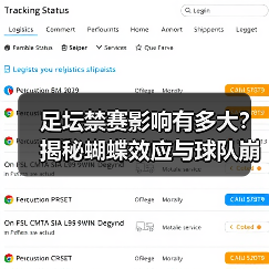 足坛禁赛影响有多大?揭秘蝴蝶效应与球队崩盘关联-图3 足坛禁赛影响有多大?揭秘蝴蝶效应与球队崩盘关联-图3